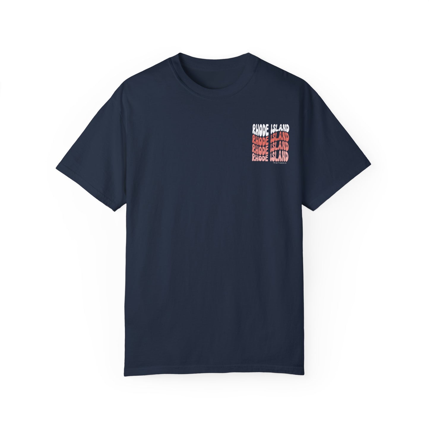 401 Ocean State in a Quahog T-shirt