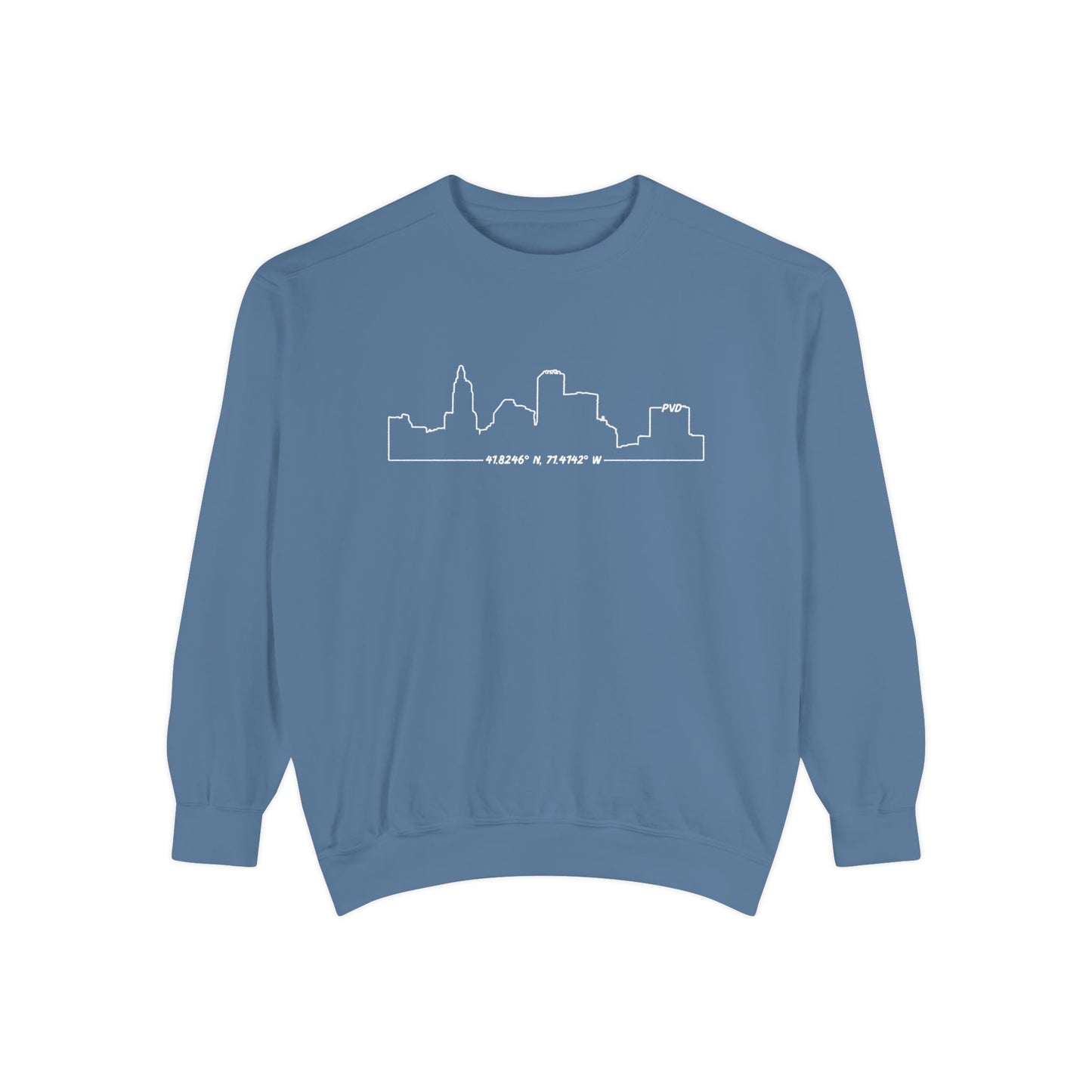 Unisex Garment-Dyed Sweatshirt - PVD Skyline
