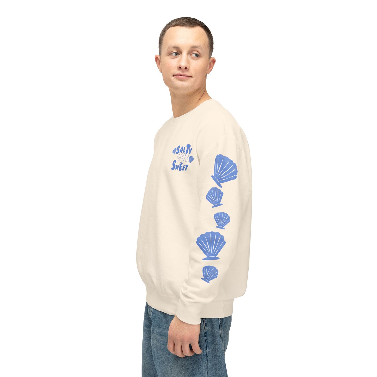 Salty But Sweet Unisex Lightweight Crewneck Sweatshirt