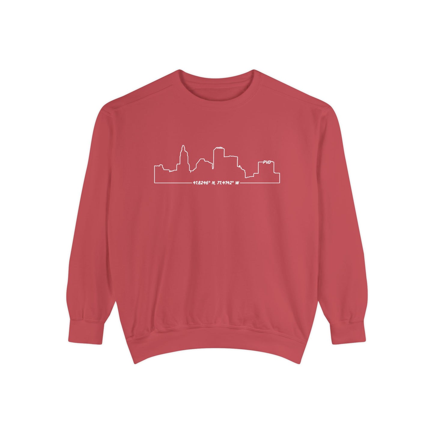 Unisex Garment-Dyed Sweatshirt - PVD Skyline