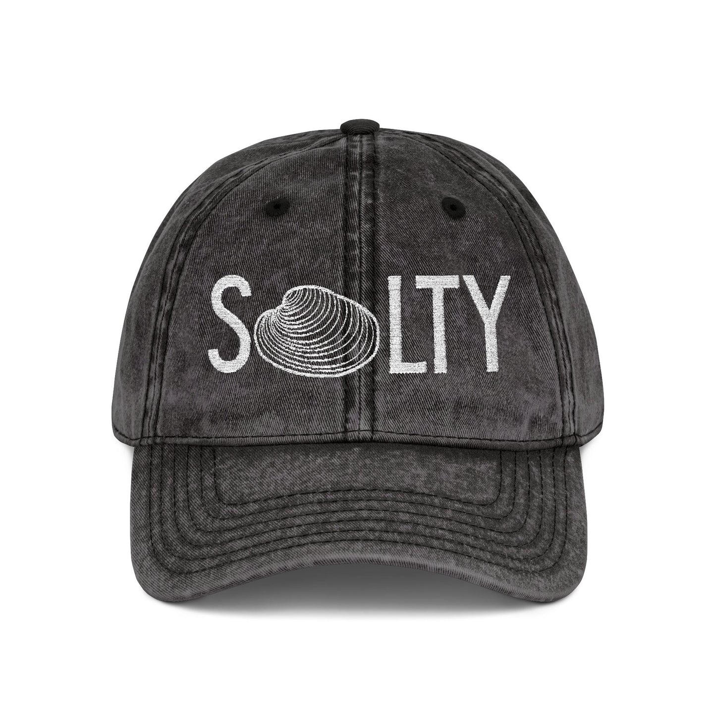 Embroidered Cap - Salty Quahog Rhode Island Themed