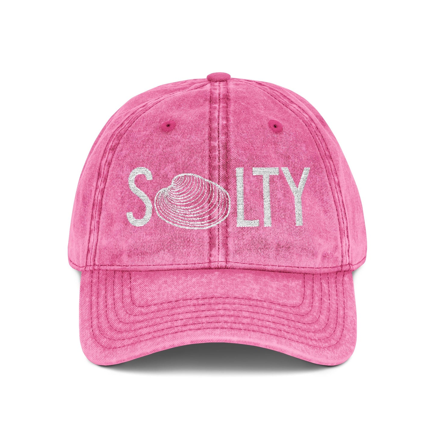 Embroidered Cap - Salty Quahog Rhode Island Themed