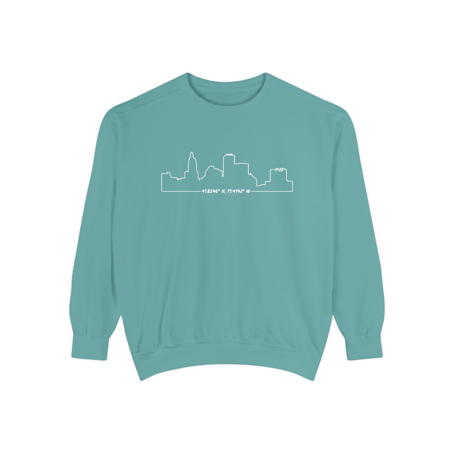 Unisex Garment-Dyed Sweatshirt - PVD Skyline