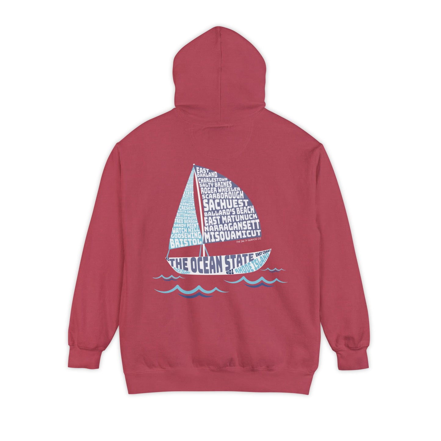 Rhode Island Beaches Hoodie