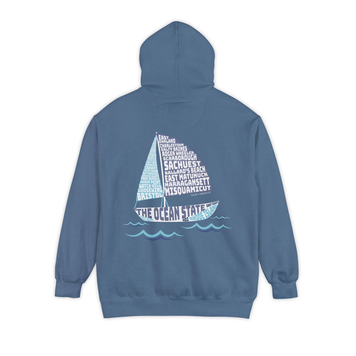 Rhode Island Beaches Hoodie