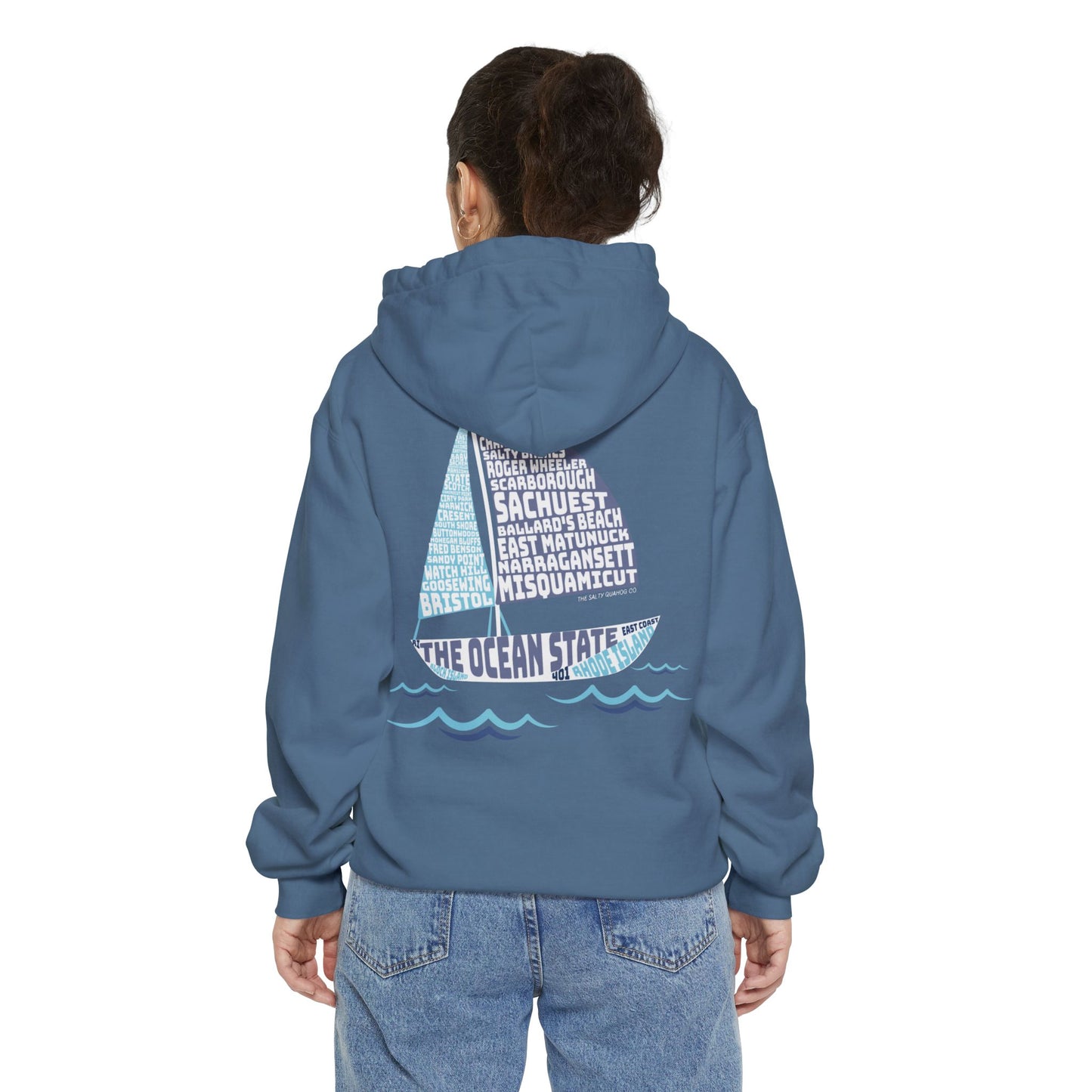 Rhode Island Beaches Hoodie