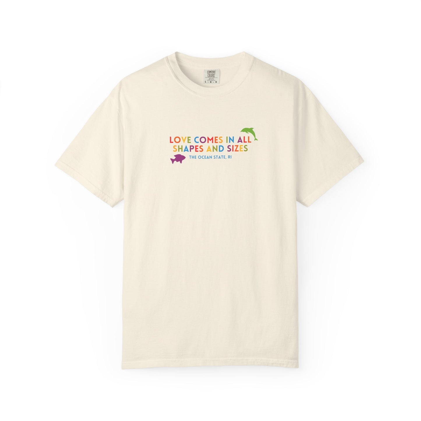 Love Comes in all Shapes and Sizes PRIDE shirts