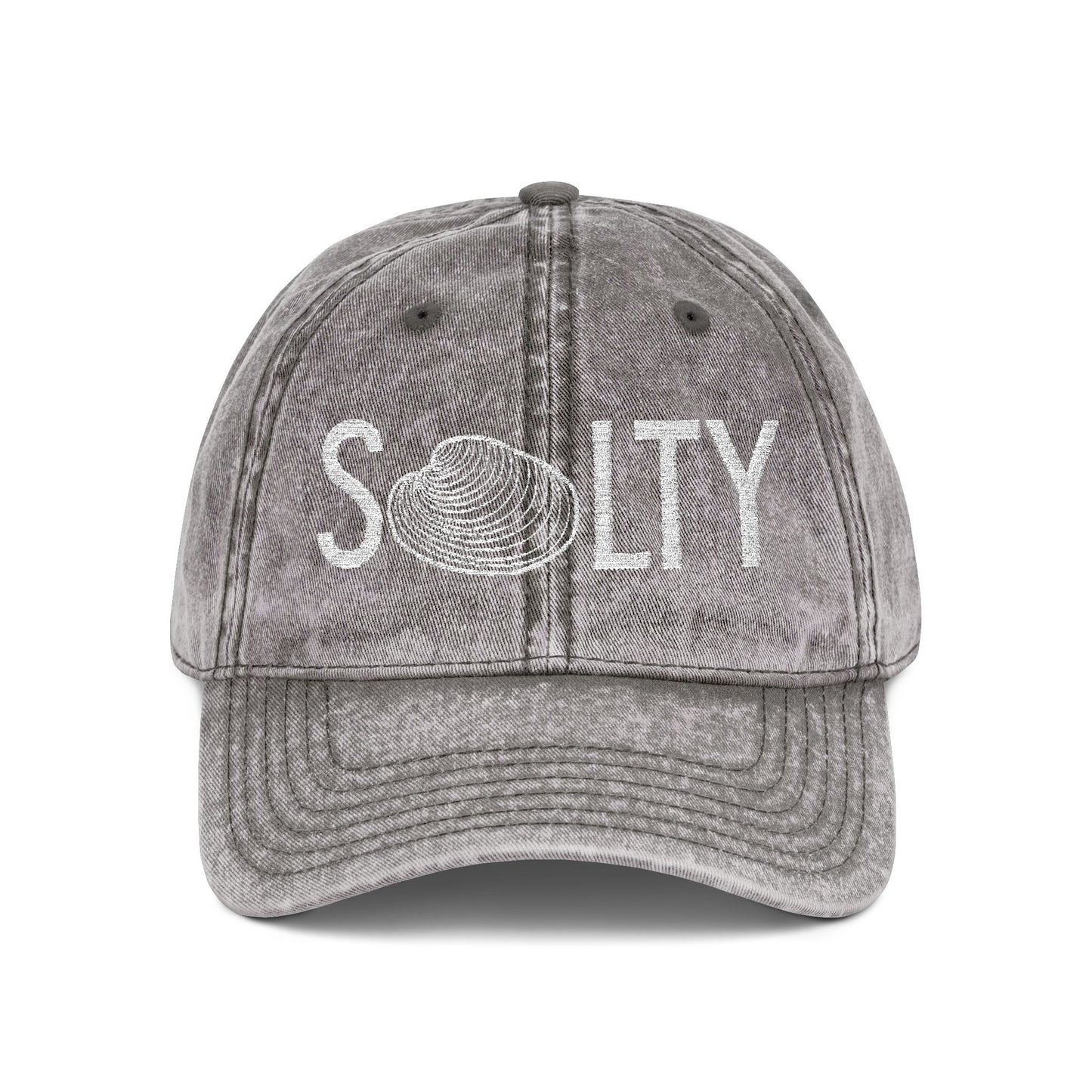 Embroidered Cap - Salty Quahog Rhode Island Themed