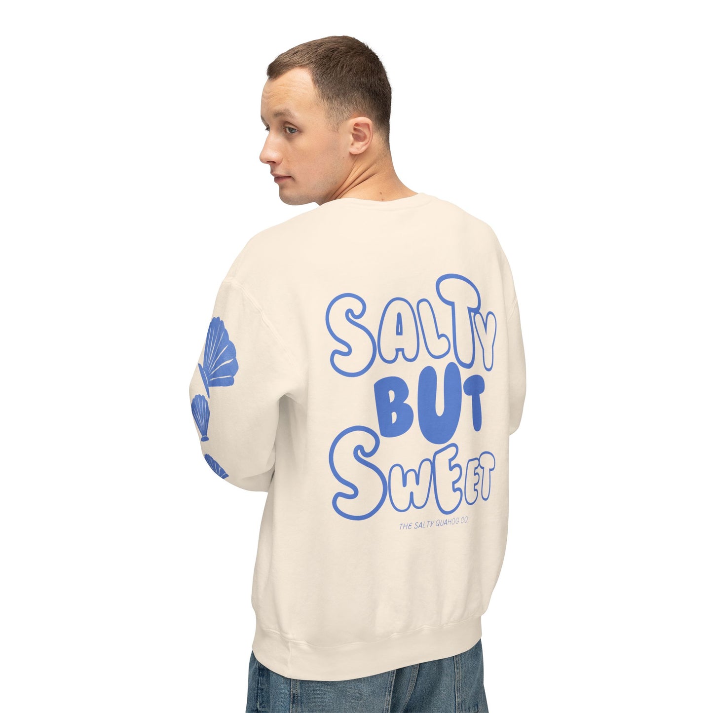 Salty But Sweet Unisex Lightweight Crewneck Sweatshirt