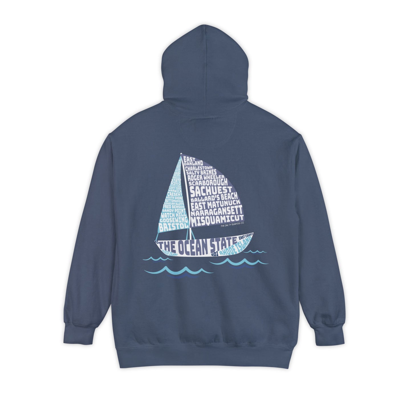 Rhode Island Beaches Hoodie