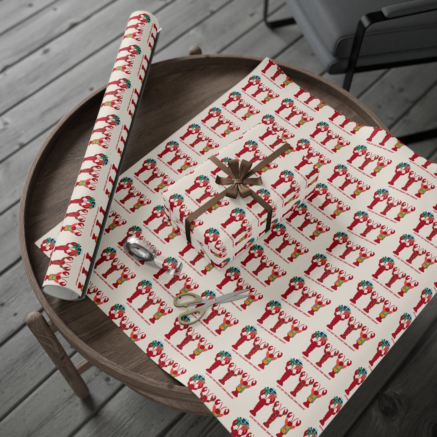 Lets Get This Holiday Spirit Crackin- Wrapping Paper