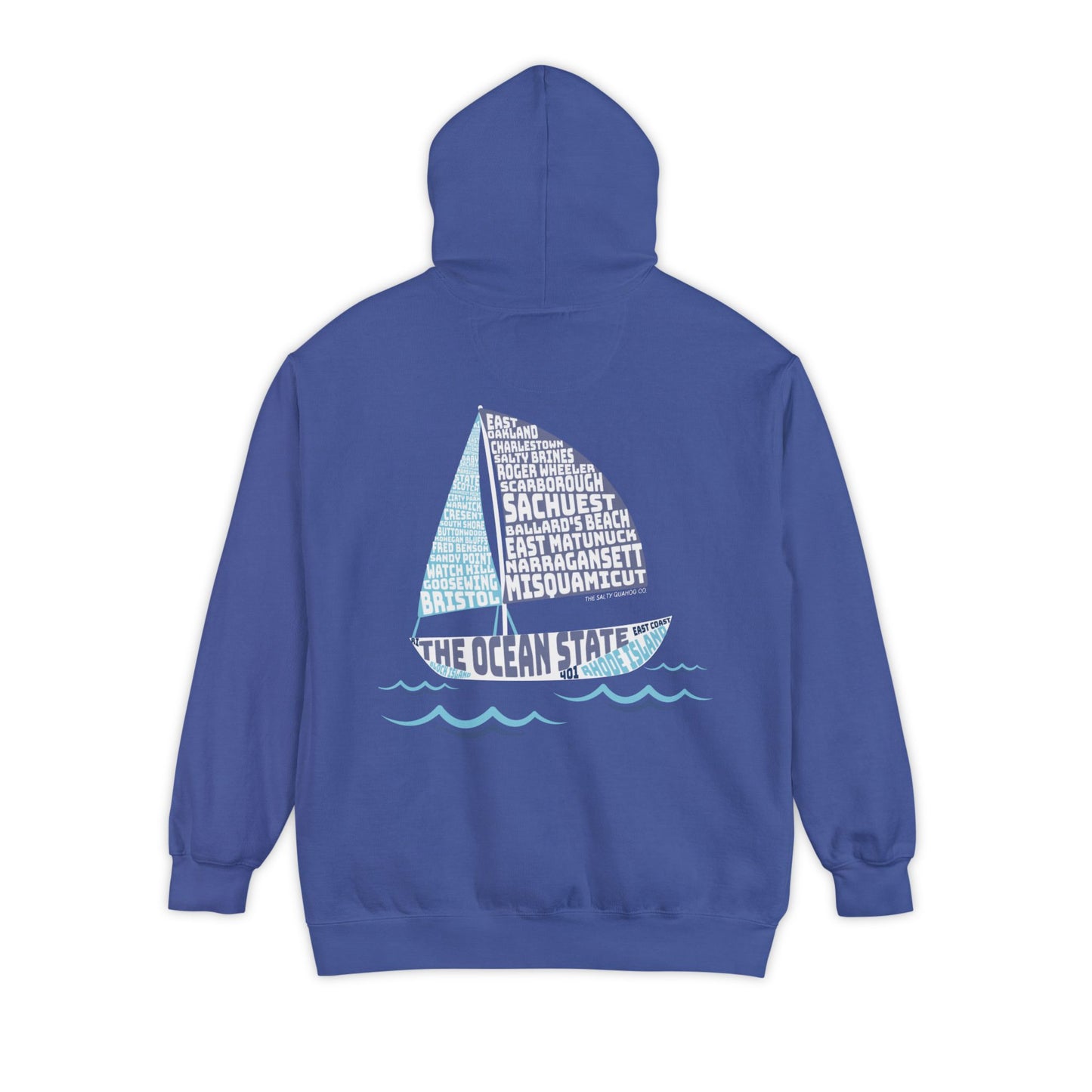 Rhode Island Beaches Hoodie