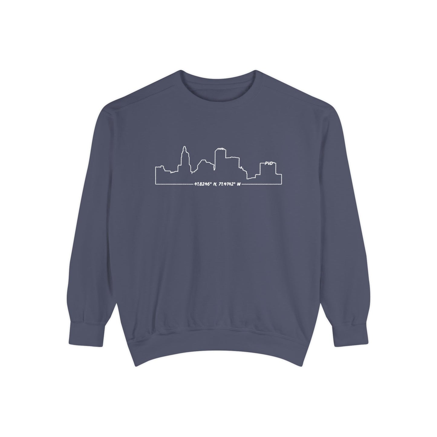 Unisex Garment-Dyed Sweatshirt - PVD Skyline
