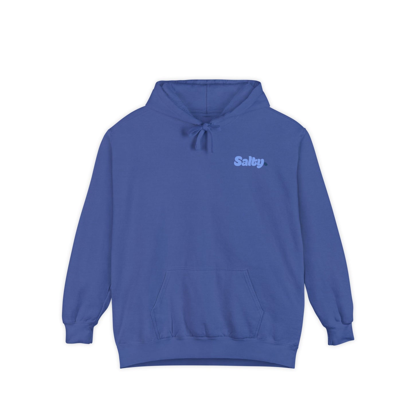Salty. Hoodie with Logo on back