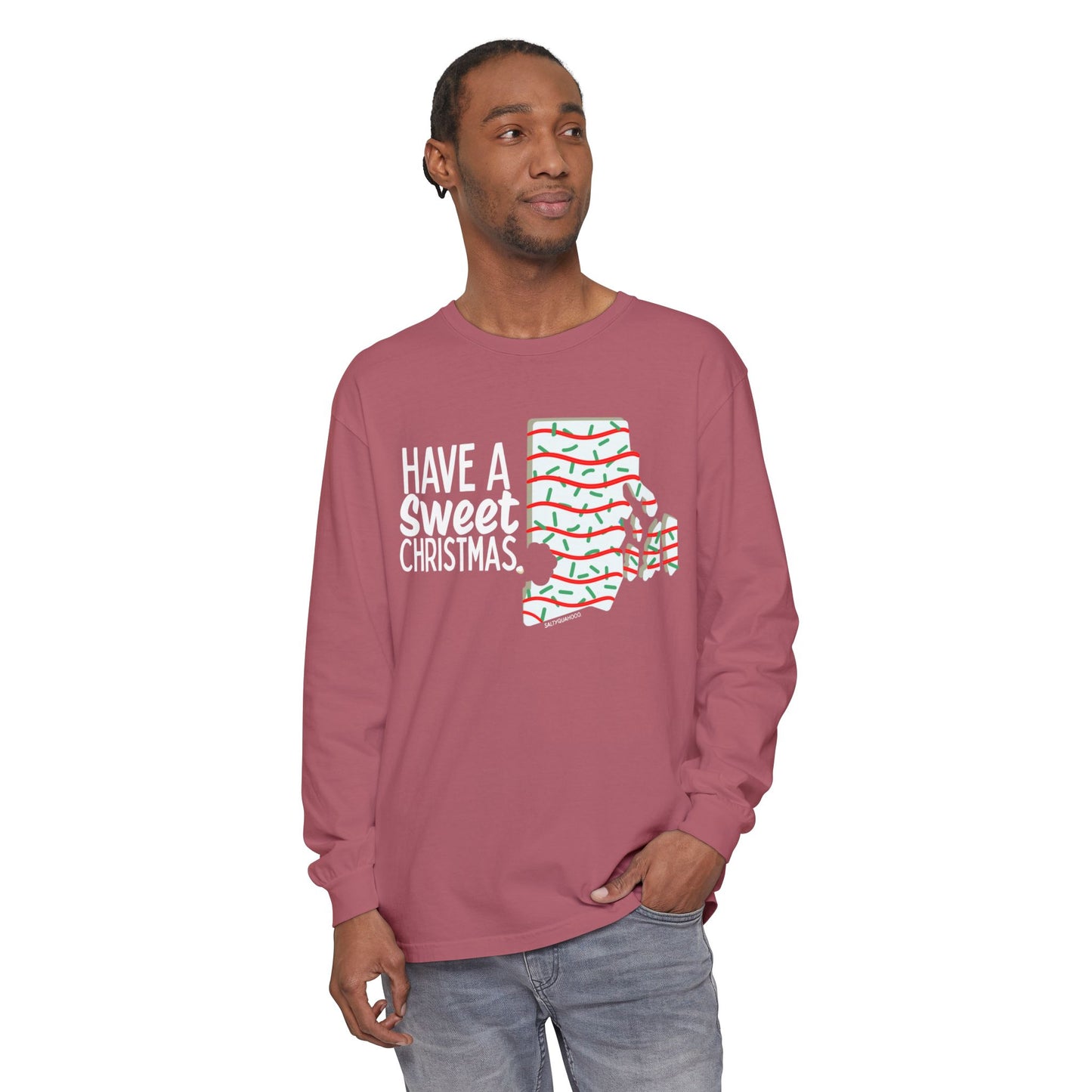 RI Shaped Holiday Cake- Long Sleeve