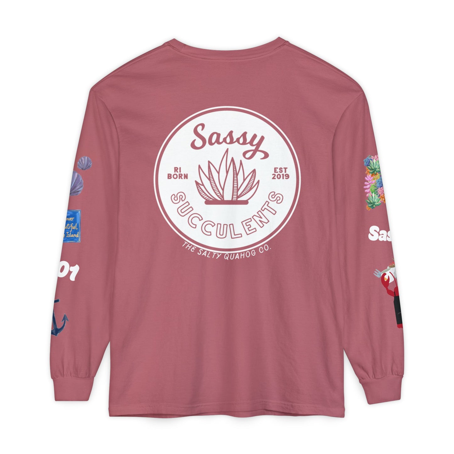 Sassy Succulents Long Sleeve T-Shirt