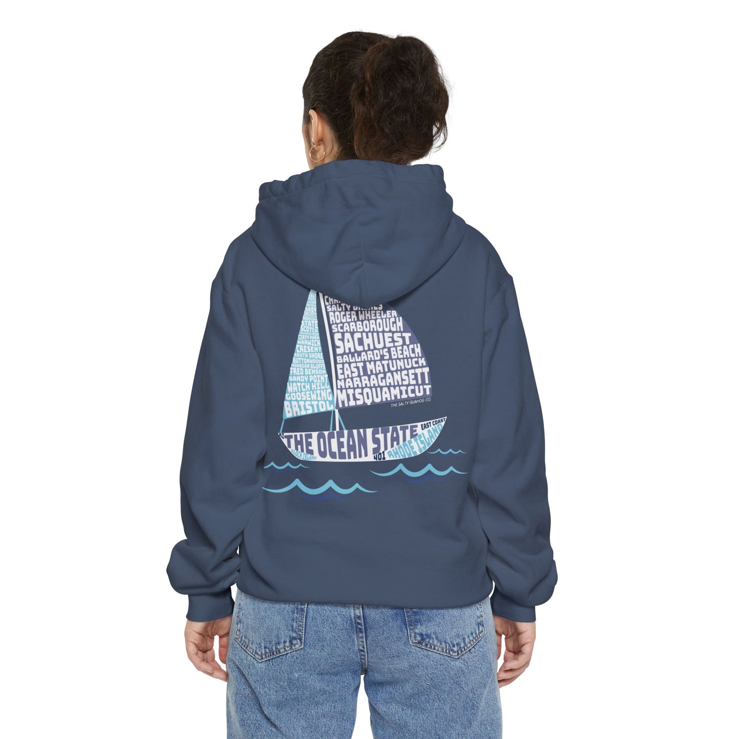 Rhode Island Beaches  Hoodie