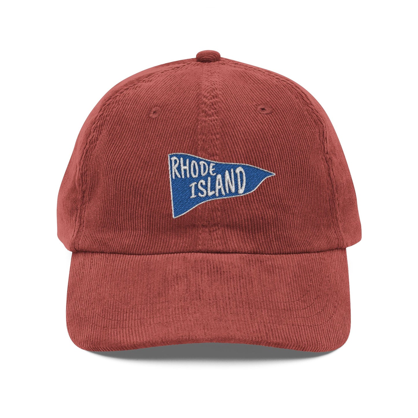 RI College Hat Blue Flag