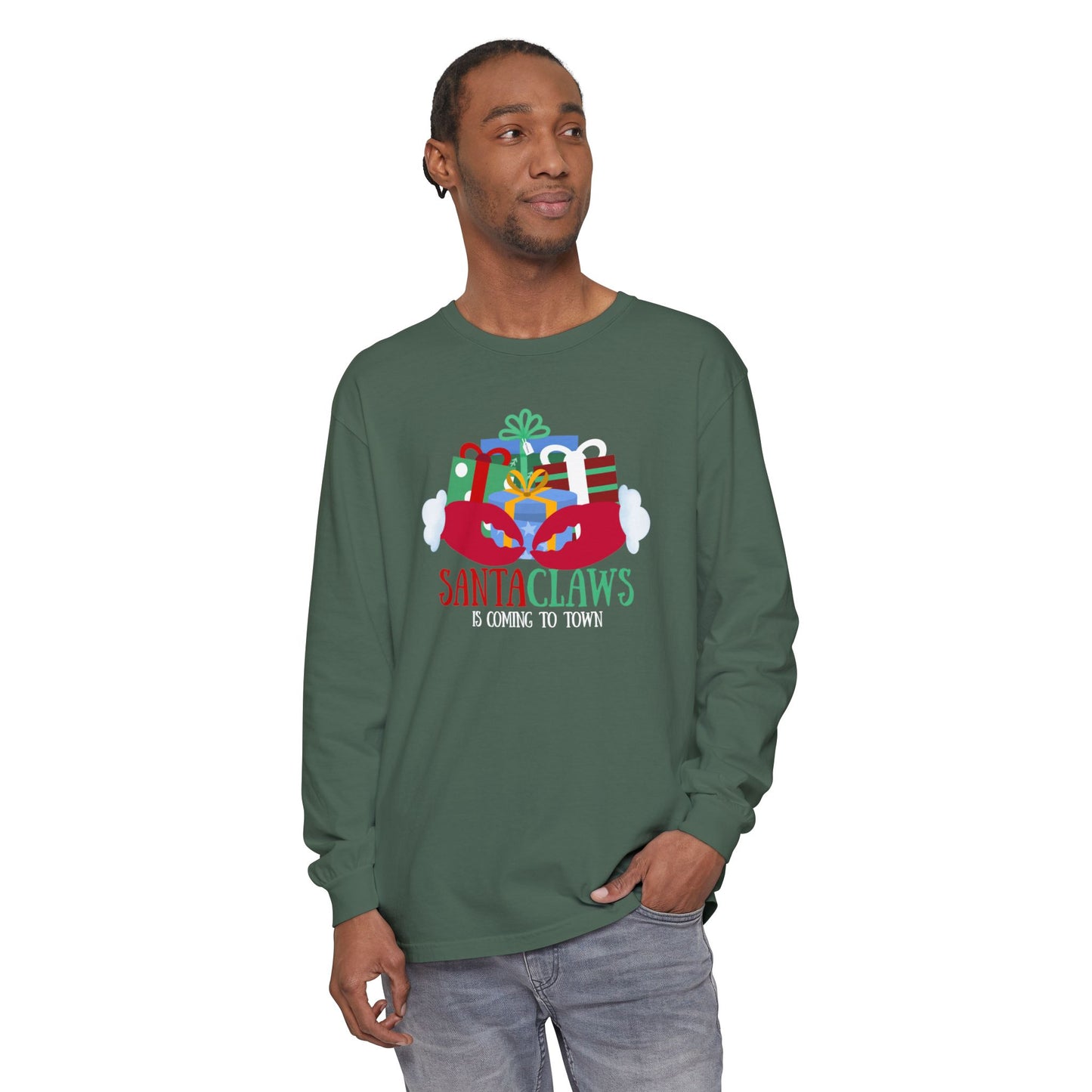 Santa Claws- Long Sleeve