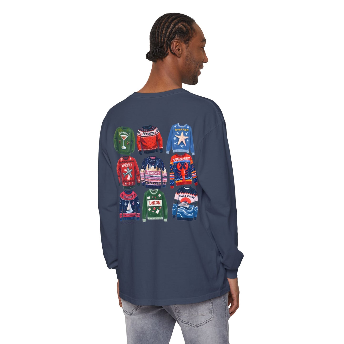 RI Ugly Sweater - Long Sleeve T-Shirt