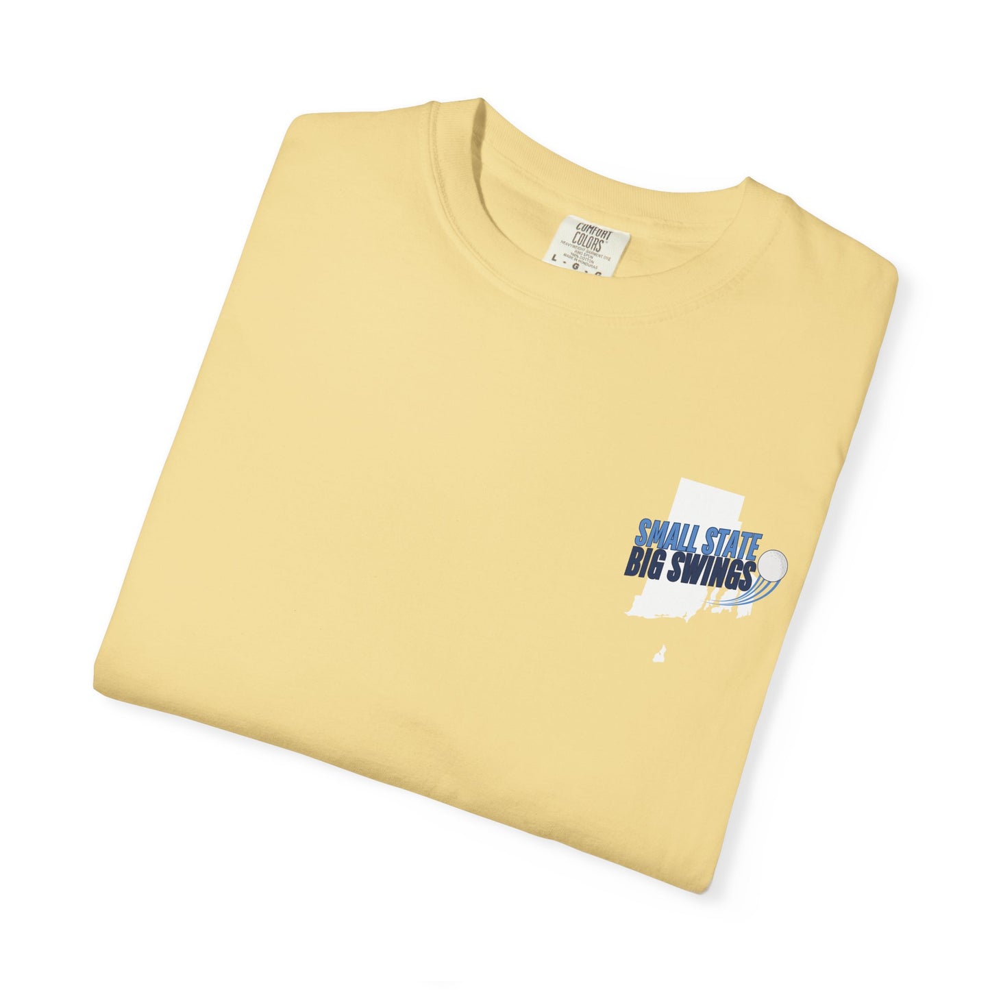 Small State Big Swings- Golfer Coastal Tee