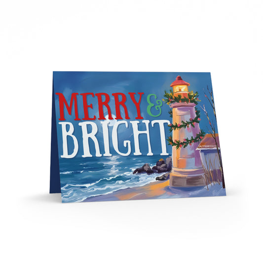 Merry and Bright-Holidays Greeting Cards (8, 16, 24 pcs)