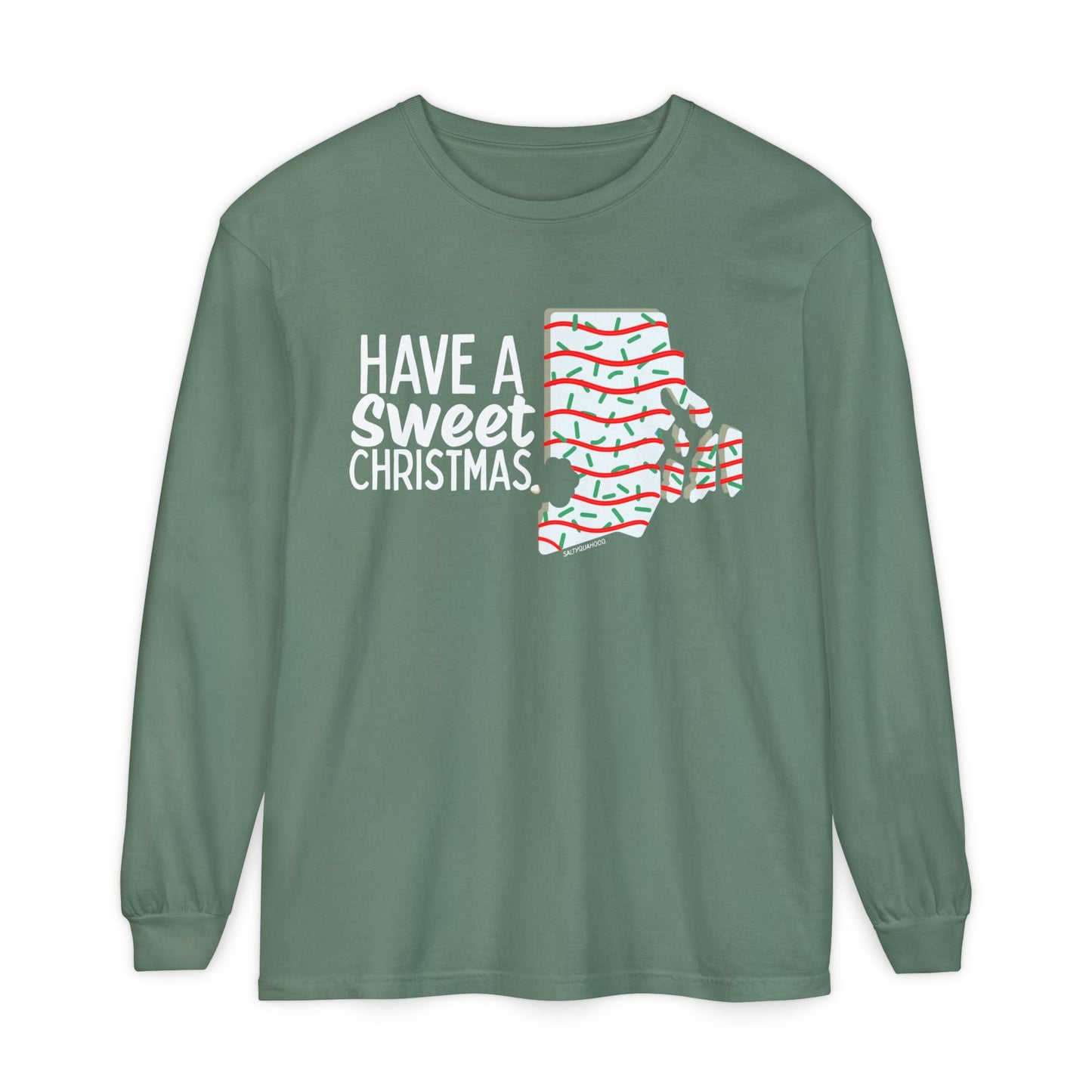 RI Shaped Holiday Cake- Long Sleeve