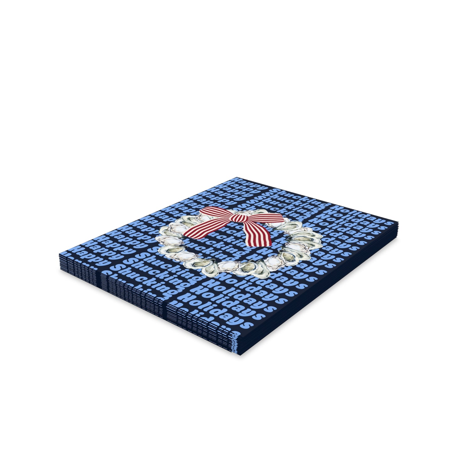 Happy Shucking Holidays Greeting Cards (8, 16, 24 pcs)