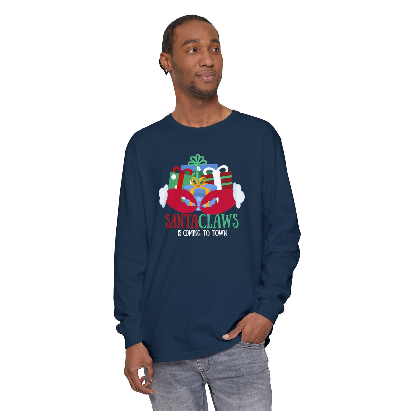 Santa Claws- Long Sleeve