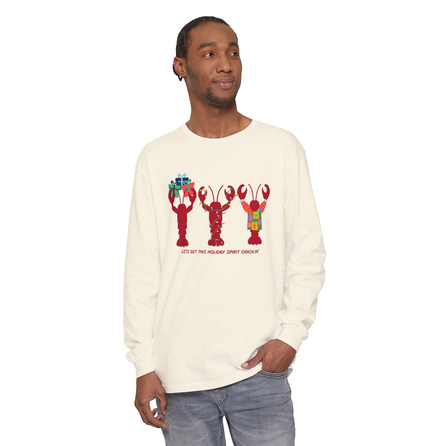 Lets Get This Holiday Spirit Crackin- Long Sleeve