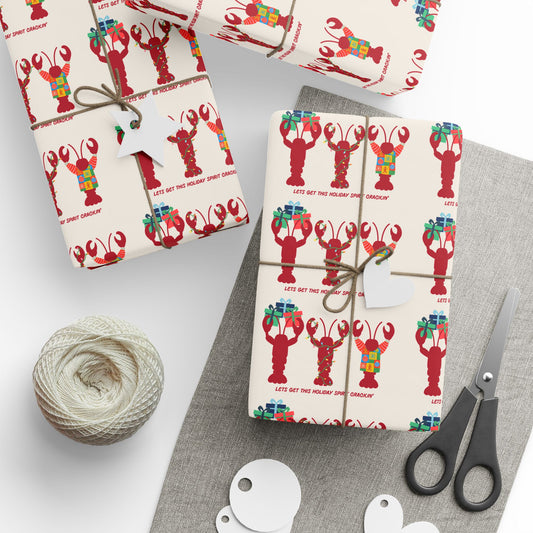 Lets Get This Holiday Spirit Crackin- Wrapping Paper