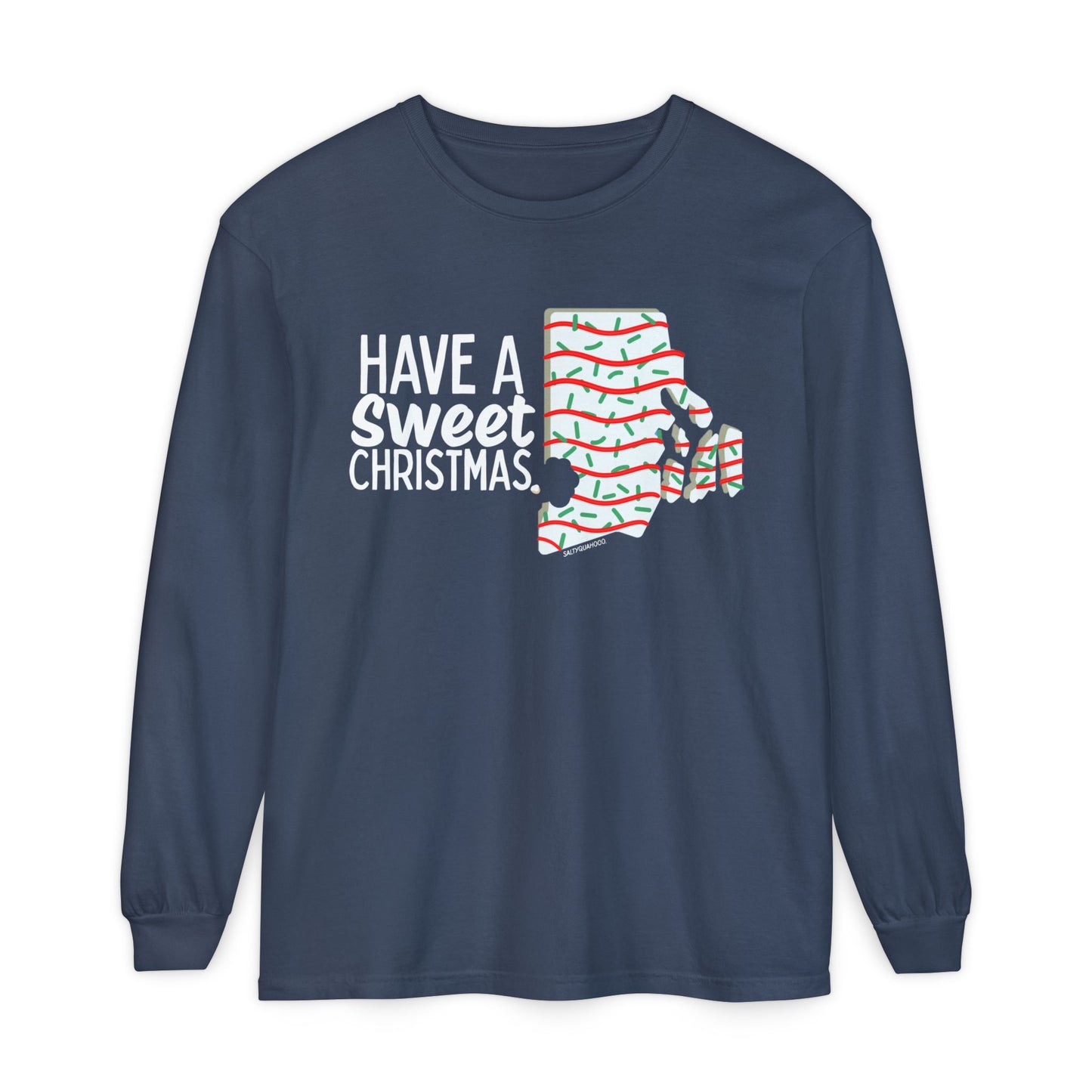 RI Shaped Holiday Cake- Long Sleeve