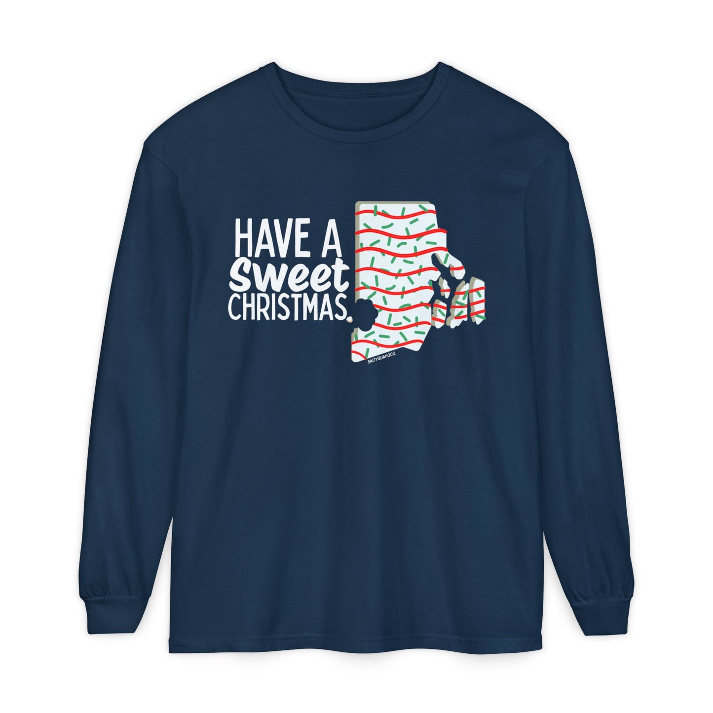 RI Shaped Holiday Cake- Long Sleeve