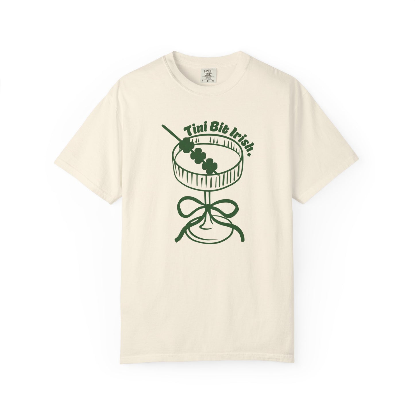 Tiny Bit Irish T-Shirt — Martini & Shamrock St. Patrick’s Day Tee