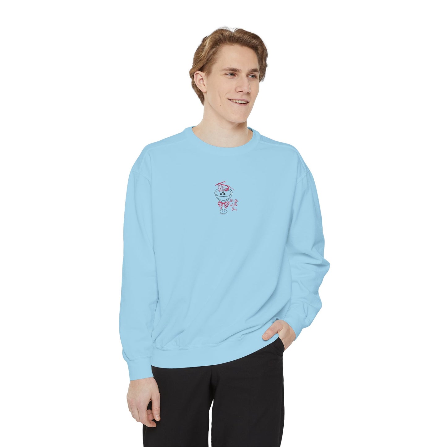 CutSki Ya at the Bar Crewneck- embroidered