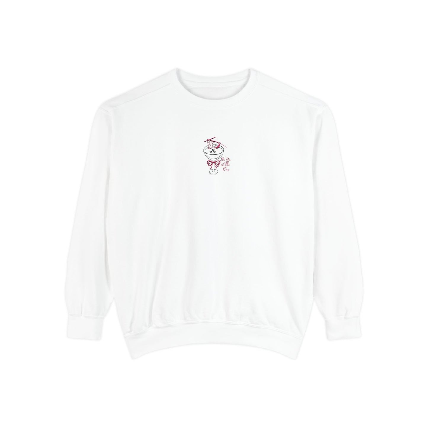 CutSki Ya at the Bar Crewneck- embroidered