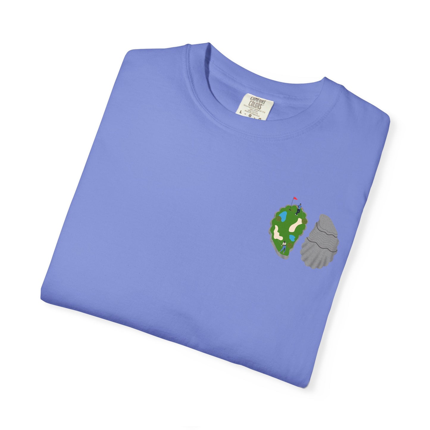 Shuck Golf Repeat Golf T-Shirt — Oyster & Golfer Coastal Tee
