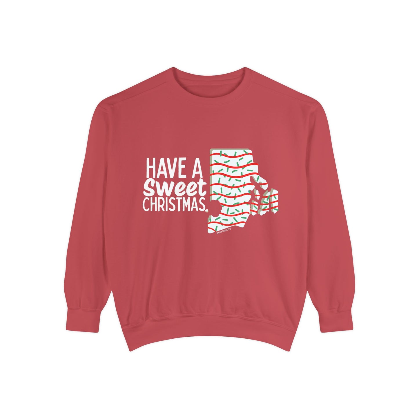 RI Shaped Holiday Cake Crewneck