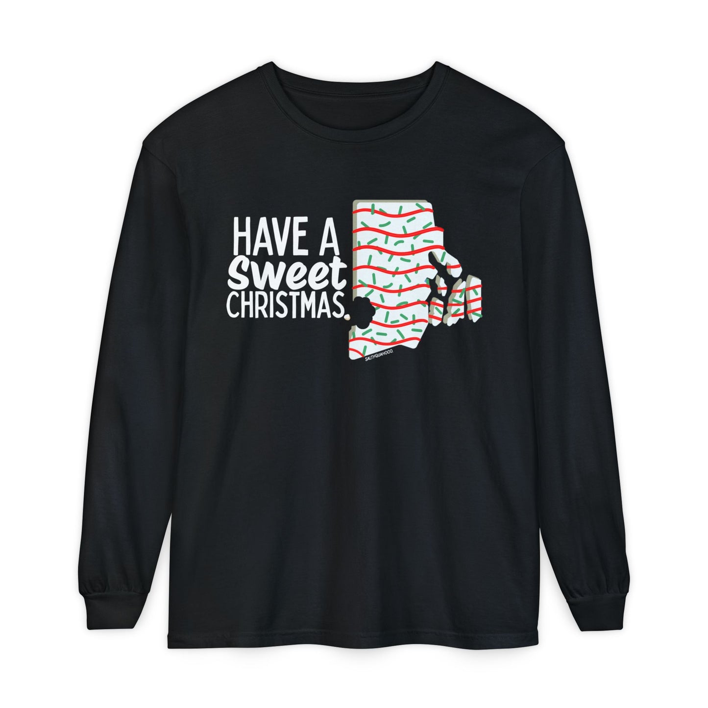 RI Shaped Holiday Cake- Long Sleeve