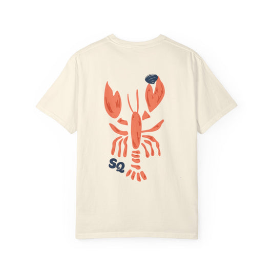 Salty Quahog Tee- Lobster on back