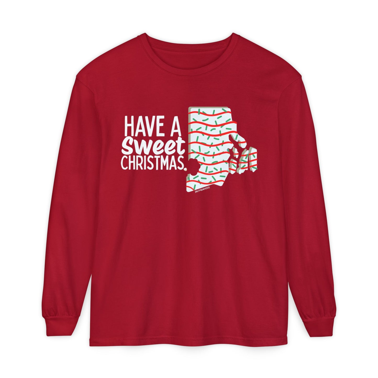 RI Shaped Holiday Cake- Long Sleeve
