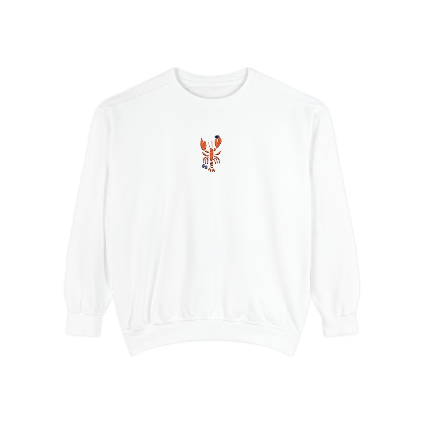 embroidered Salty Quahog Lobster Crewneck