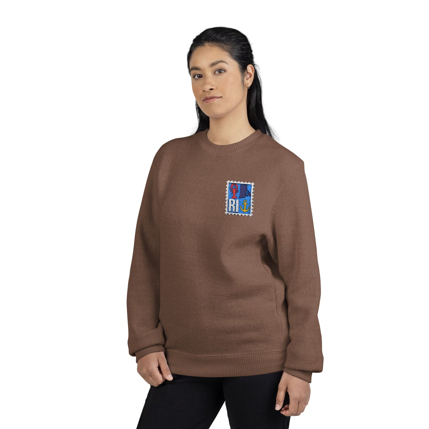 RI Stamp Knit Crewneck