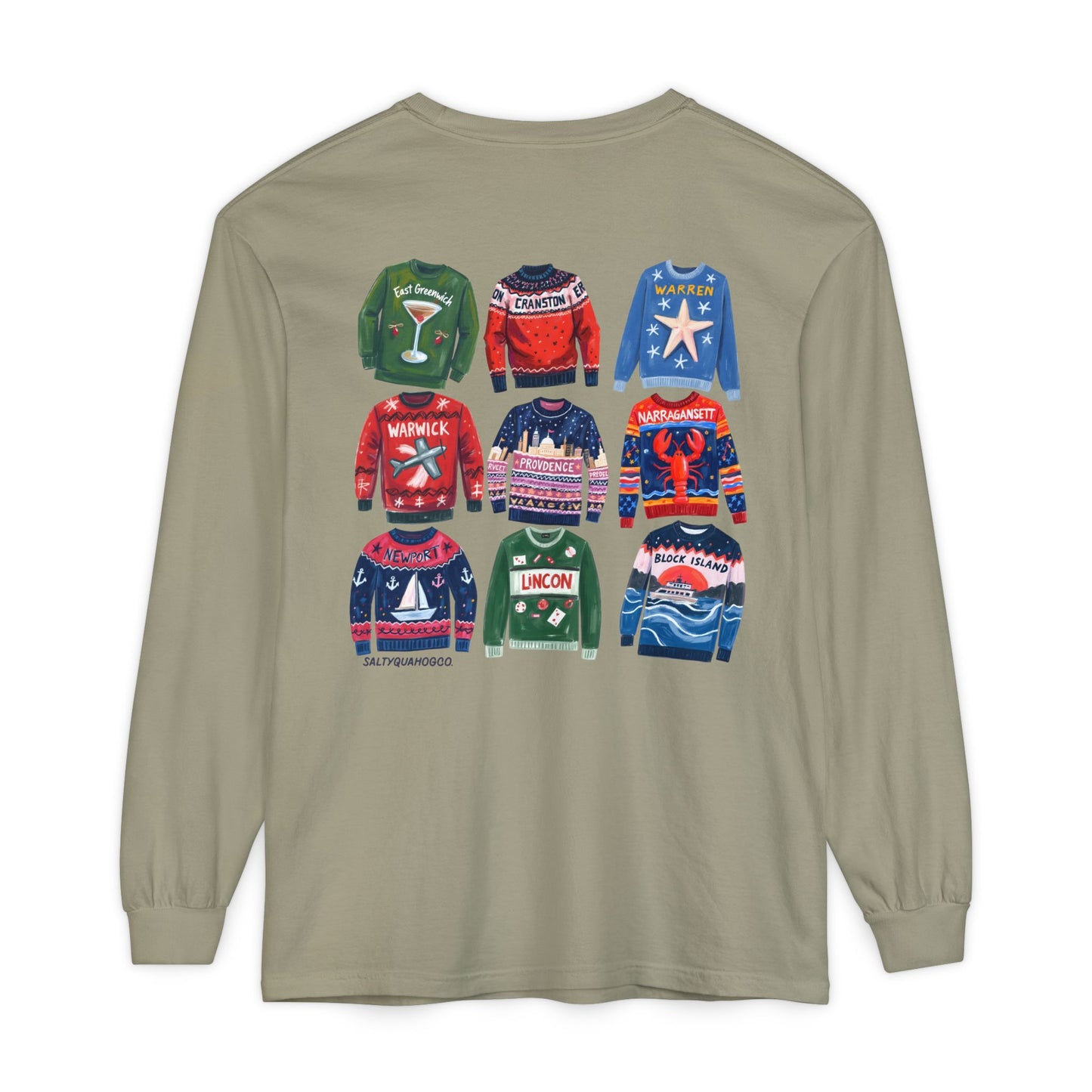 RI Ugly Sweater - Long Sleeve T-Shirt