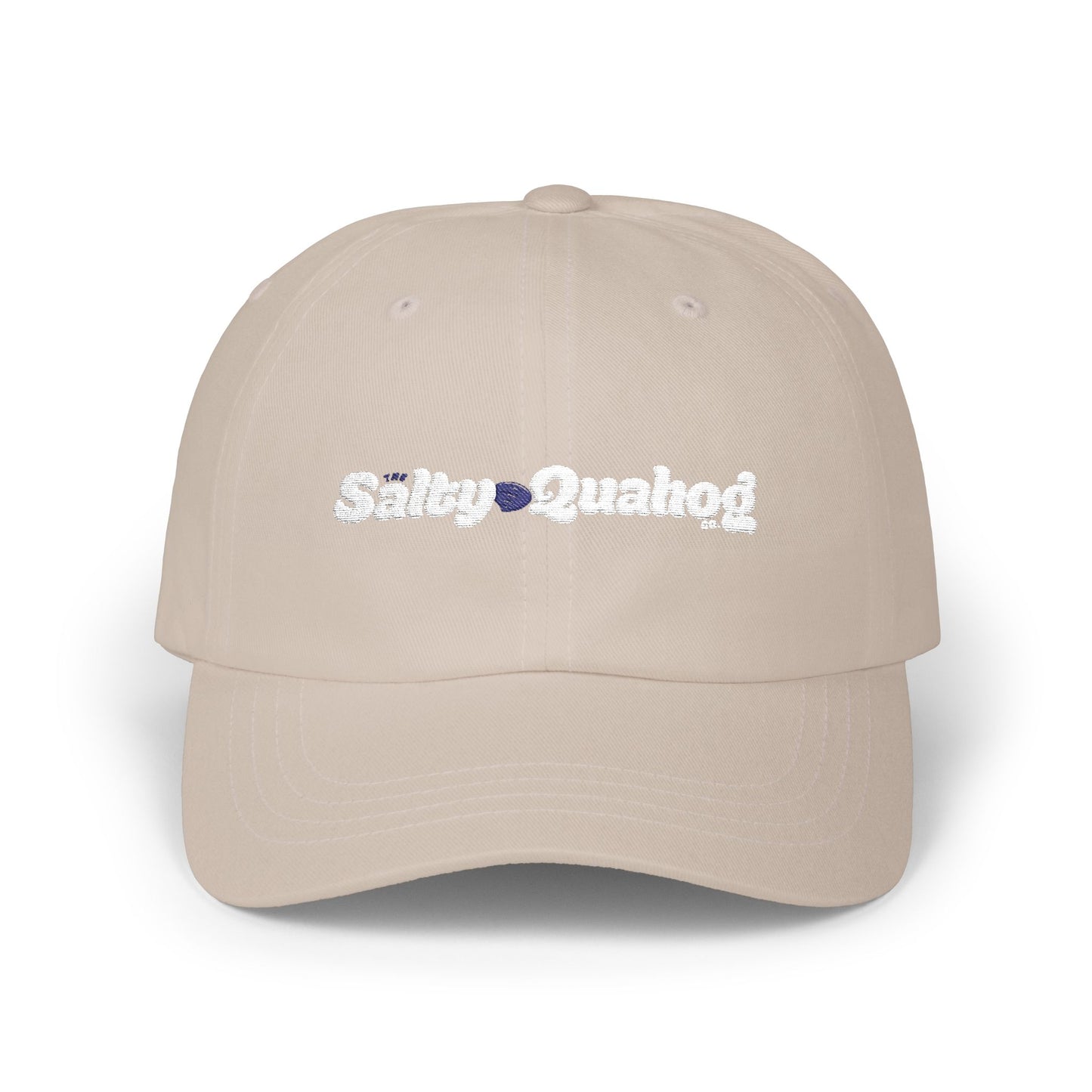 Salty Quahog Logo  Dad Cap