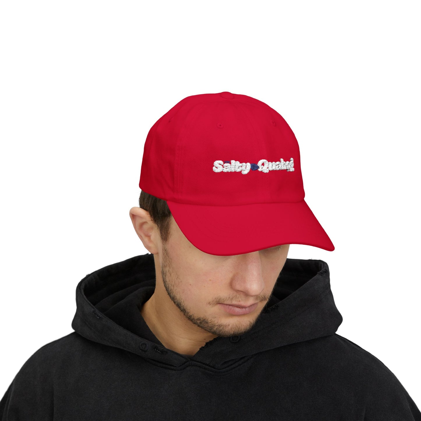 Salty Quahog Logo  Dad Cap