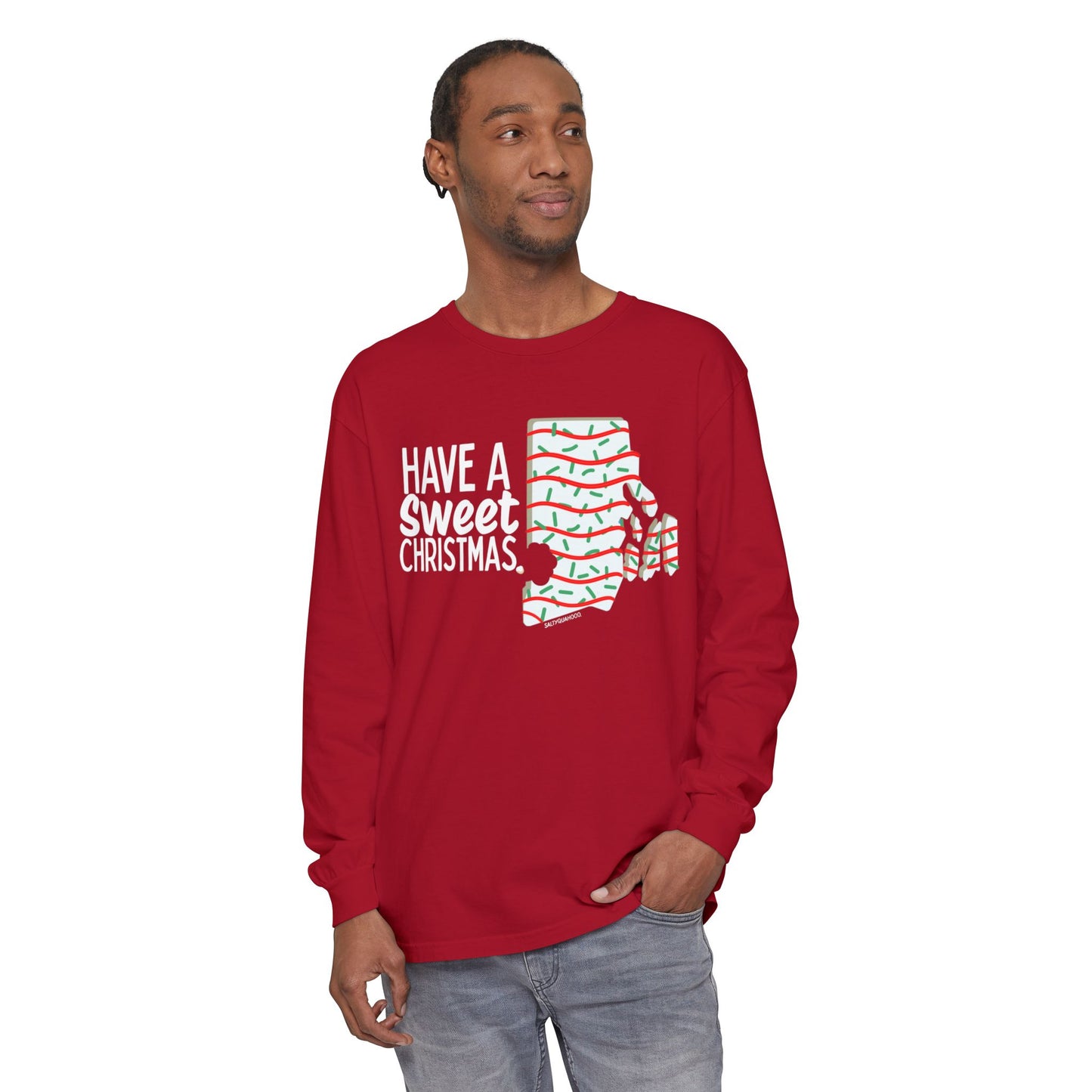 RI Shaped Holiday Cake- Long Sleeve