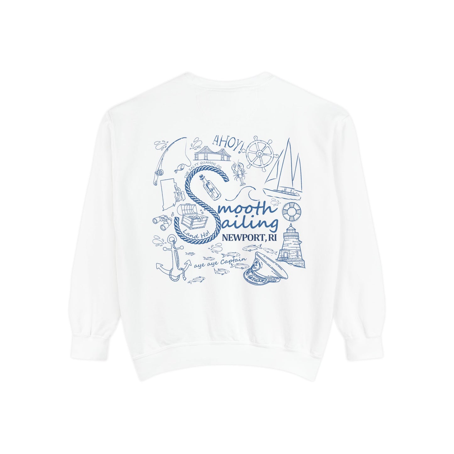 Newport Smooth Sailing Sweatshirt - Unisex Garment-Dyed Comfort