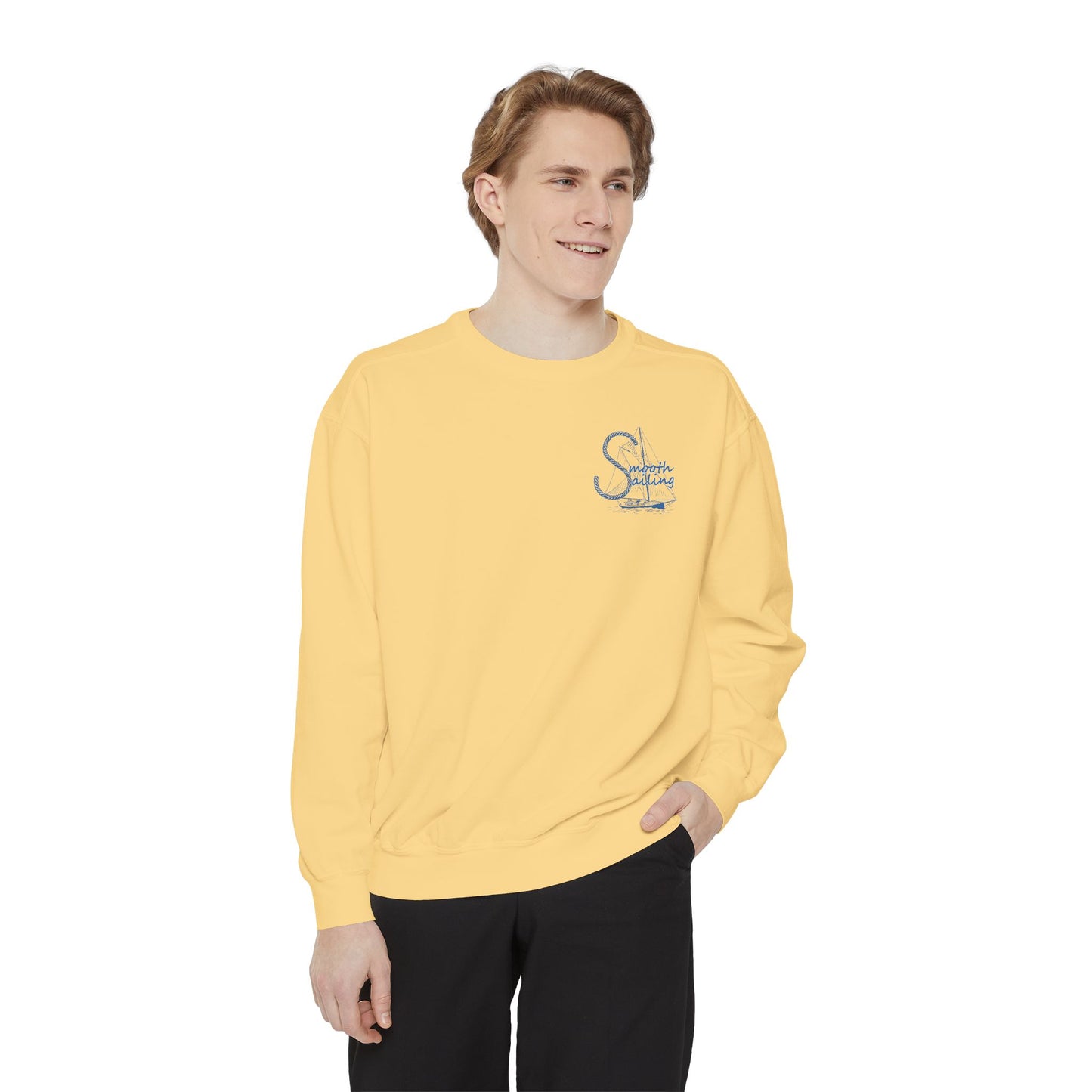 Newport Smooth Sailing Sweatshirt - Unisex Garment-Dyed Comfort