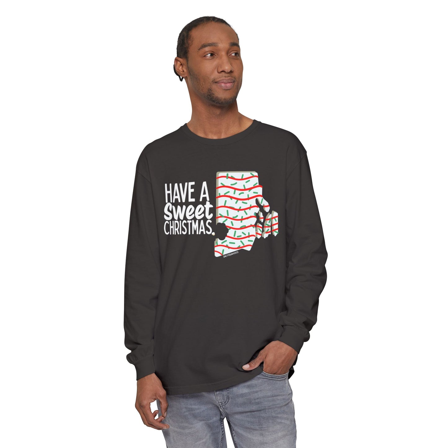 RI Shaped Holiday Cake- Long Sleeve